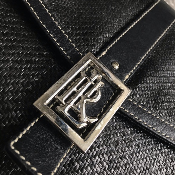 Authentic Black Ralph Lauren purse bag - Picture 2 of 8